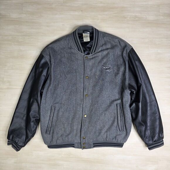 Vintage Reebok Superbowl XXXVI 36 2002 Wool Blend Varsity Letter Jacket Size XL - Picture 2 of 15